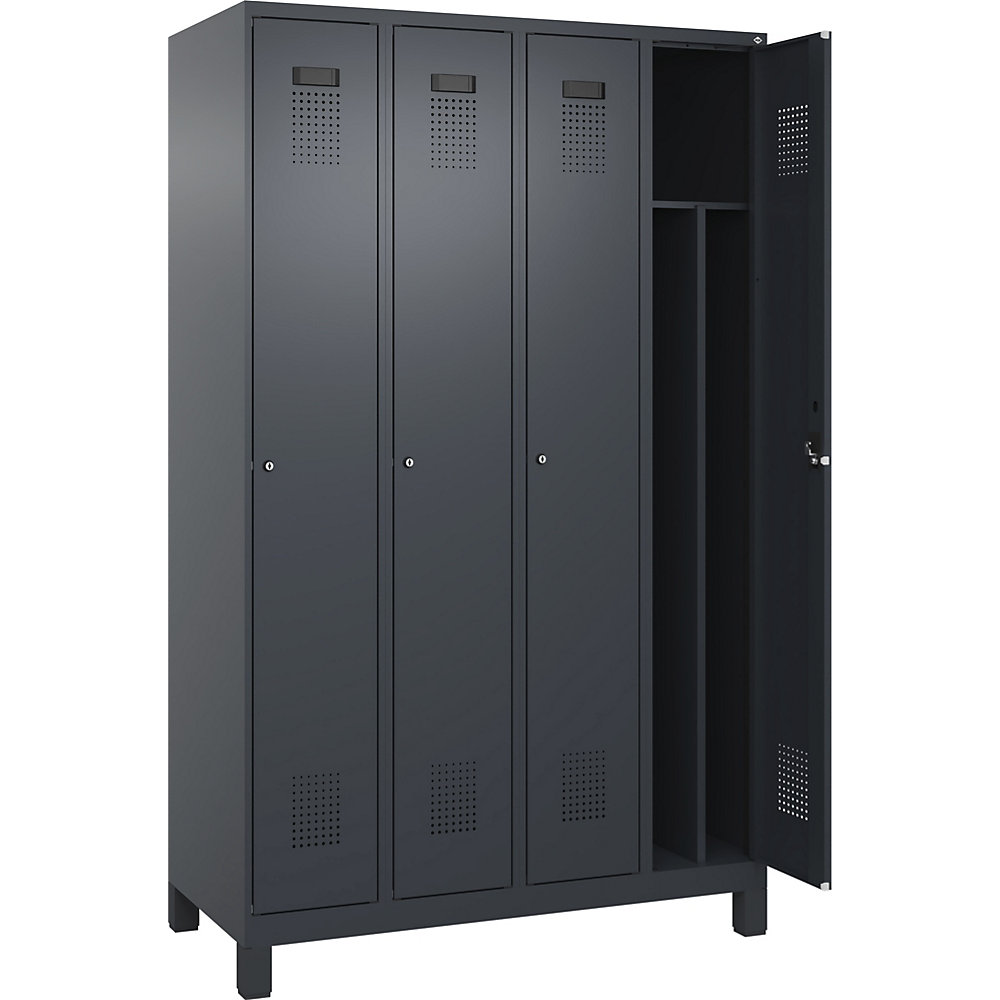 Kaiserkraft Evolo PLUS Steel Locker Grey 1200x1950x500mm