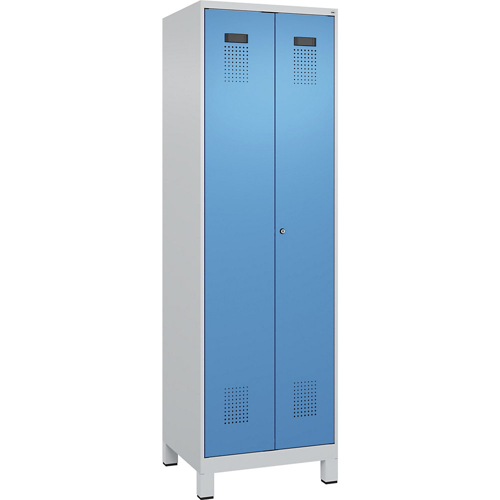 Kaiserkraft Evolo PLUS Steel Locker Light Gray/Light Blue 60x50x195 cm 2