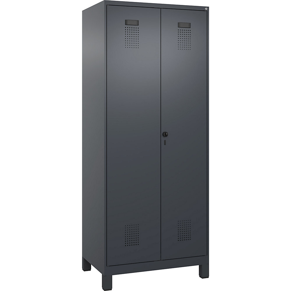 Kaiserkraft Putzmittelspind Evolo PLUS, Anthrazitgrau, 80 cm 2