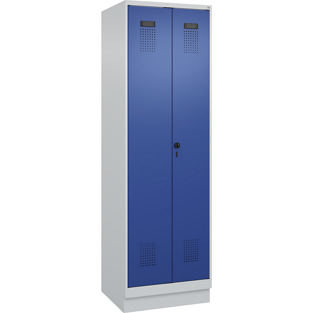 Kaiserkraft Evolo PLUS Cleaning Locker Light Gray/Blue 60x50x195 cm 2