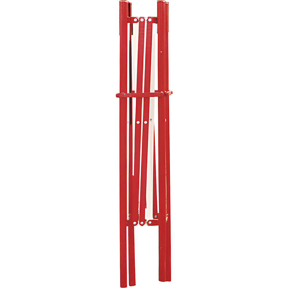 Schachtabsperrung, ausziehbar, LxB 1000 x 1000 mm, VE 4 Stk, rot / weiß PROCITY 2