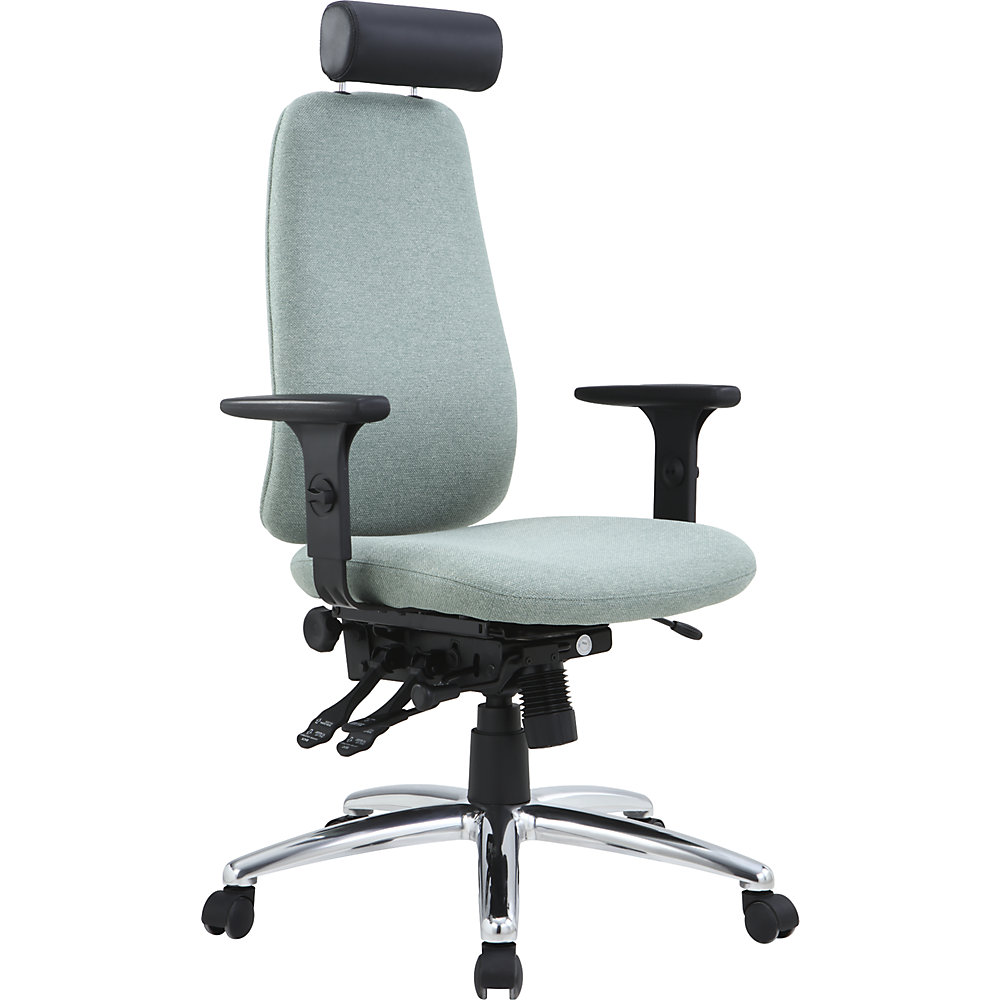 Fauteuil de bureau Kaiserkraft Ricky, vert clair 2