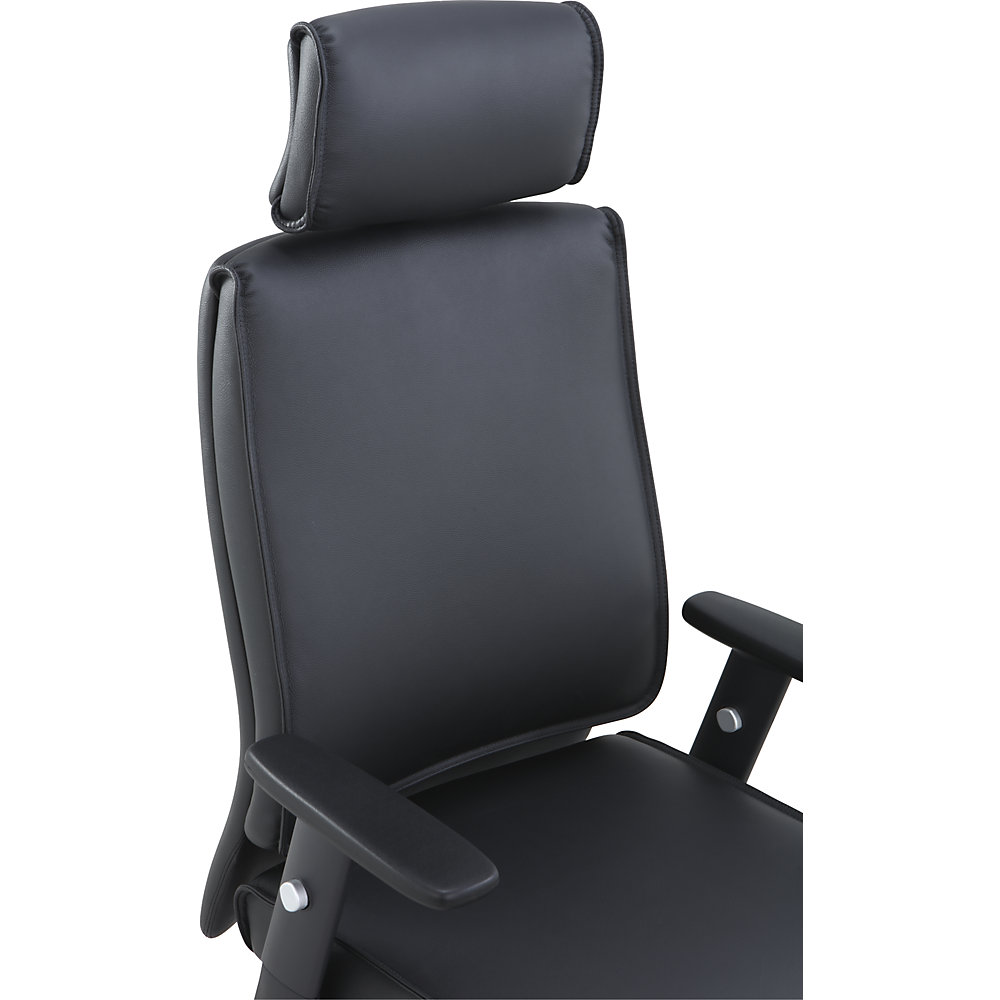 Kaiserkraft Amer Office Chair Leather Black 2
