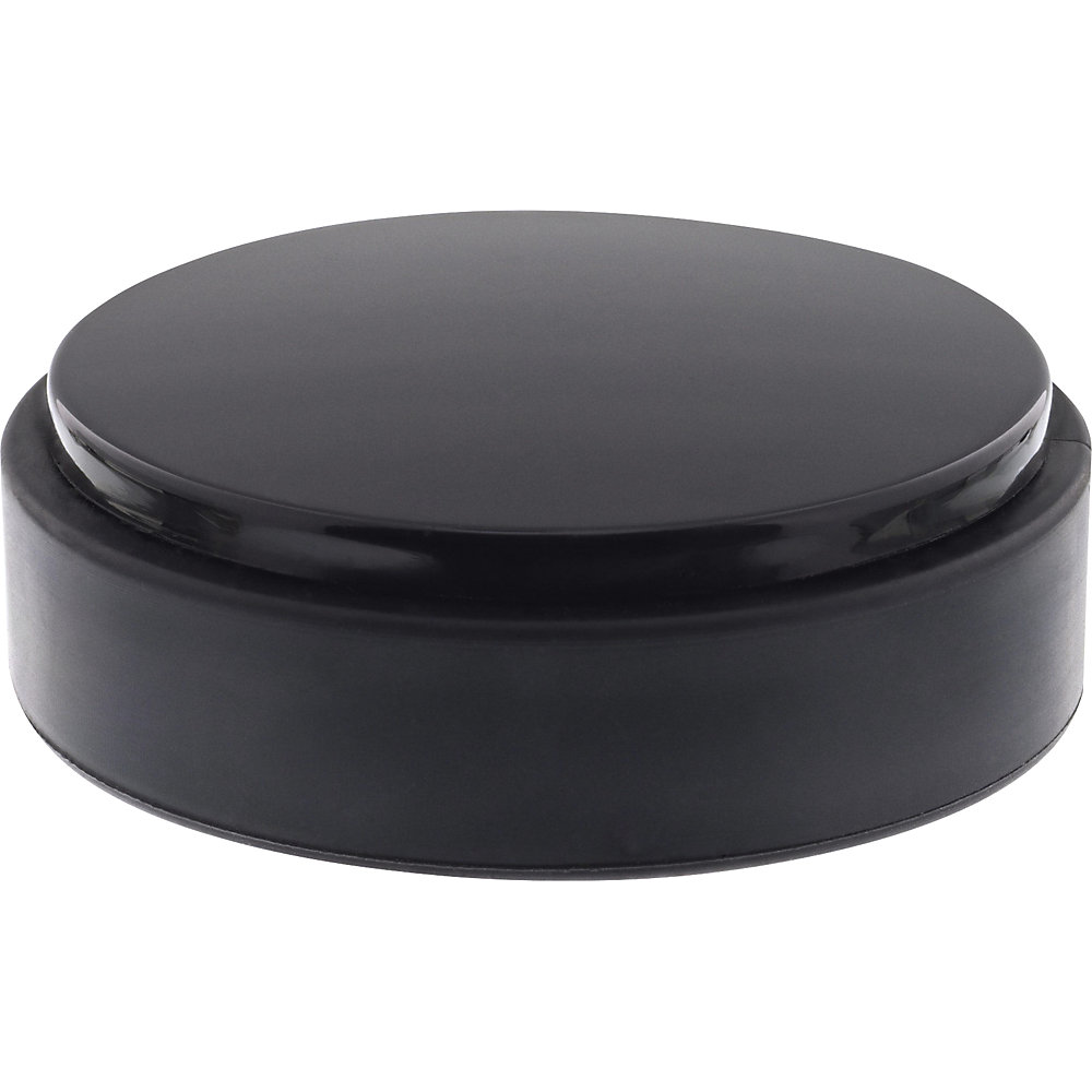 Wagner Vloerdeurstopper, Ø 48,5 mm, VE = 4 stuks, 15 mm, zwart