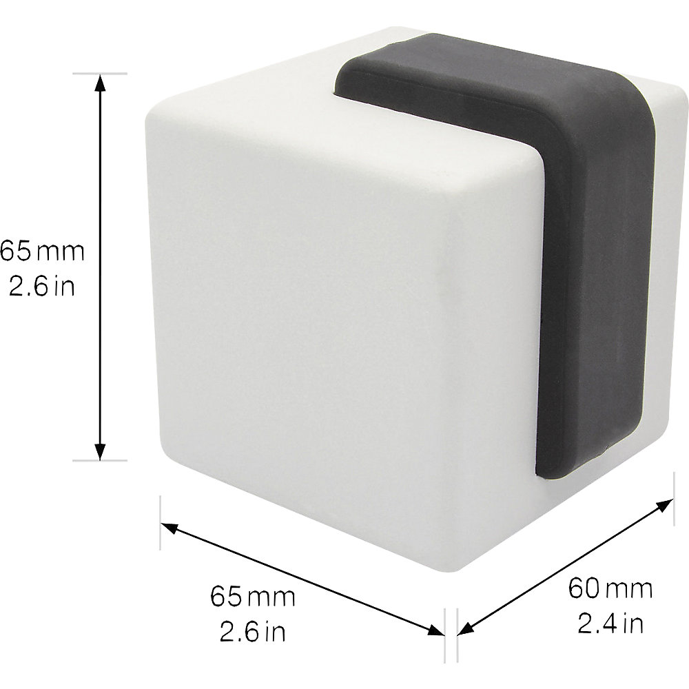 Bodentürstopper EH5187, LxBxH 60 x 66 x 65 mm, grau/schwarz Wagner 2