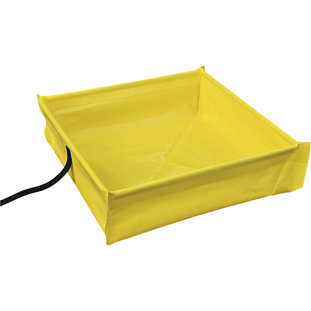 eurokraft basic Small Container Folding Tub Yellow