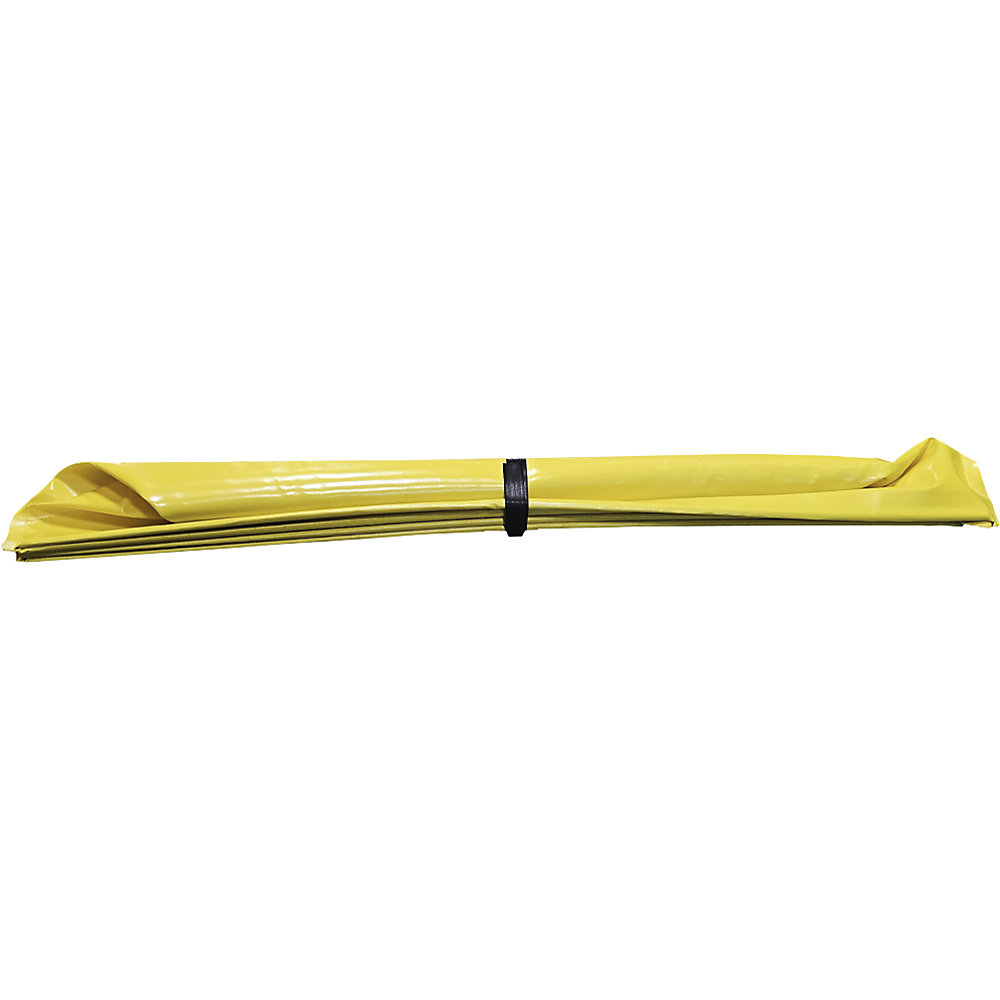 Kleingebinde-Faltwanne, aus PVC, Farbe gelb, Auffangvolumen 270 l eurokraft basic 2