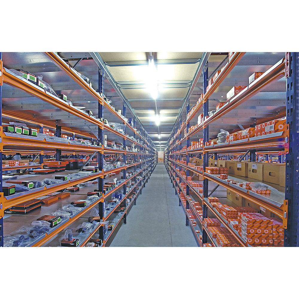 kaiserkirk Wide Span Shelving Unit Red-Orange 2500x1448x800mm 2