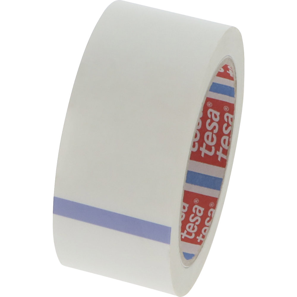 PET-Packband, tesa® 60412, 70 % recycelt, VE 36 Rollen, weiß, Bandbreite 50 mm, ab 3 VE tesa 2