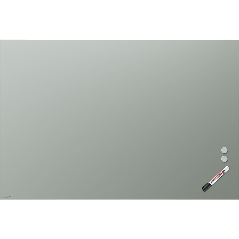 Legamaster Mat glassboard, veiligheidsglas, b x h = 1500 x 1000 mm, salie