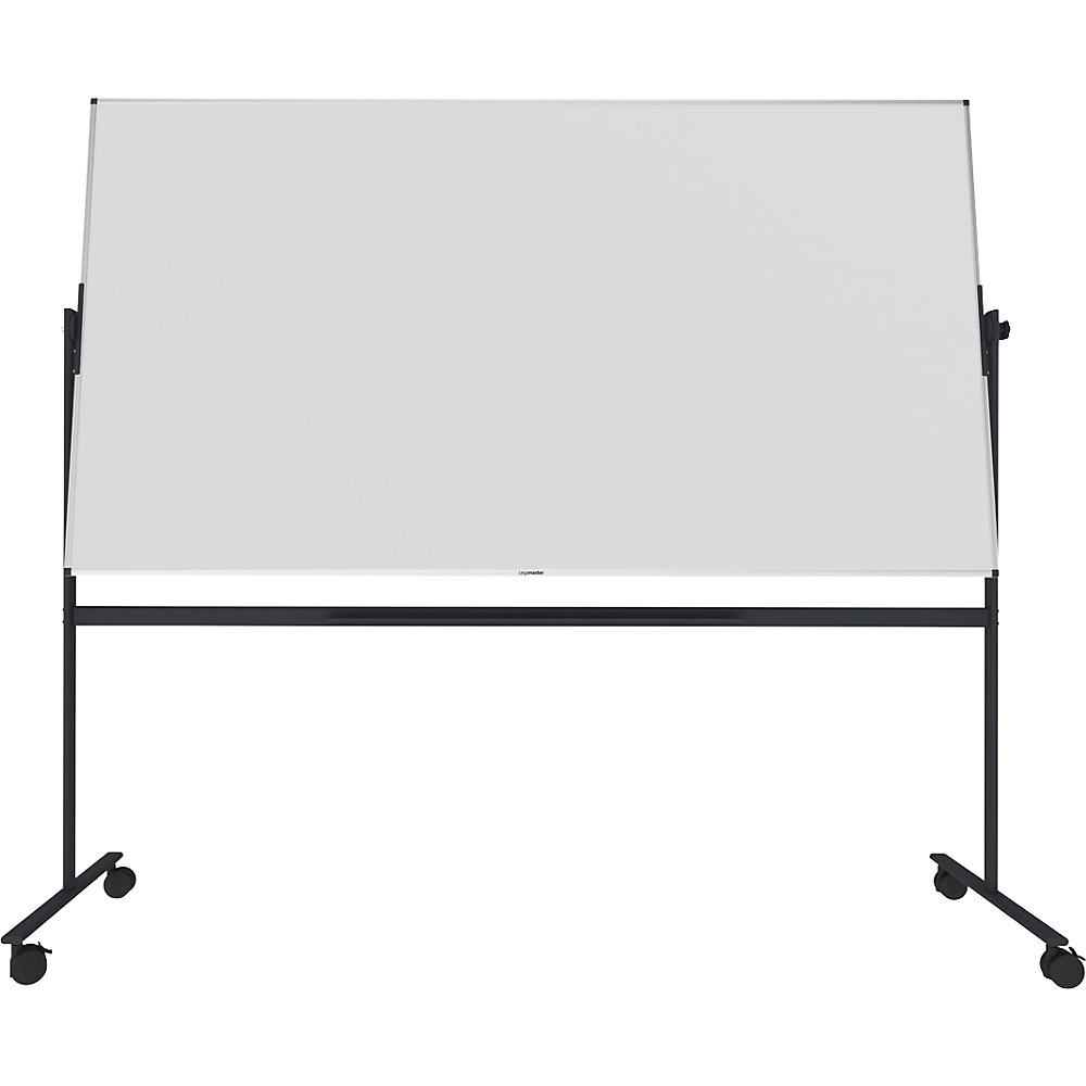 Legamaster Pizarra blanca UNITE, giratoria, acero blanco, A x H 2200 x 1200 mm