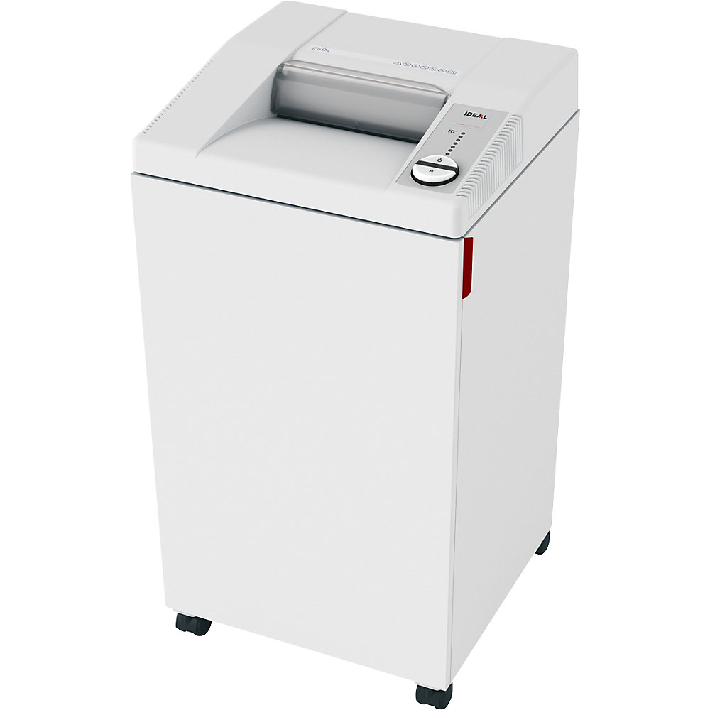 IDEAL Destructora de documentos 2604, capacidad del recipiente 100 l, SMC, 0,8 x 5 mm