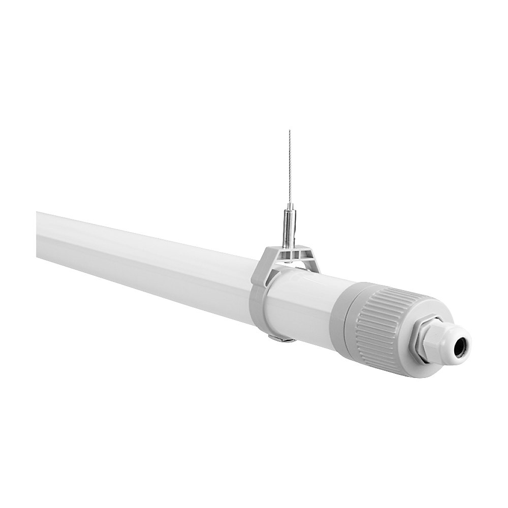 kaiserkraft LED-Feuchtraumleuchte PIPE, 5000 / 5500 / 5200 lm, 3000 / 4500 / 6000 K, LxØ 1550 x 50 mm 2