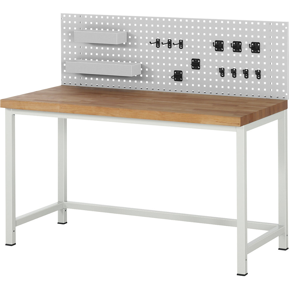 RAU Perforated Panel with Holder Set 250x0.15x45cm Light Gray 2