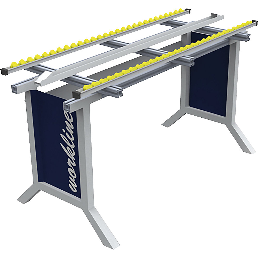 Tavolo da lavoro con rulliera workline bedrunka hirth