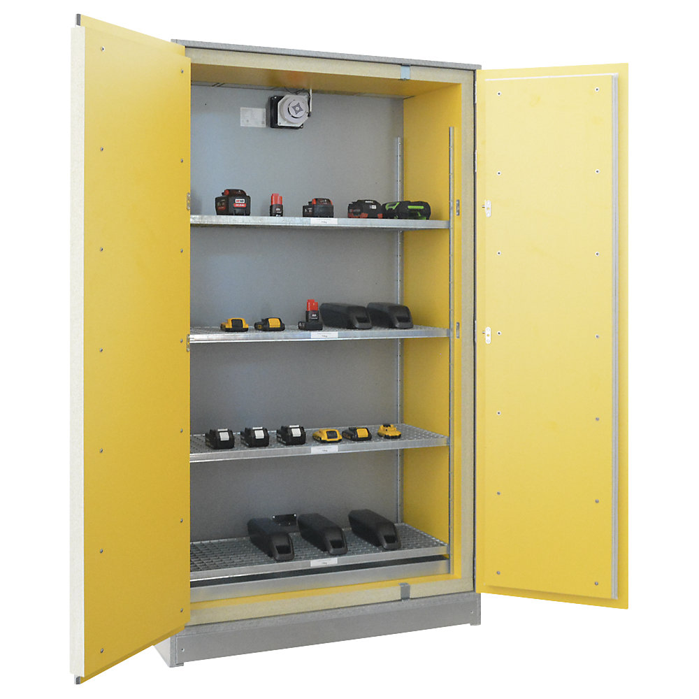 Bezpečnostní skříň pro skladování akumulátorů SiS Li-Ion Basic Store EI 90 LaCont