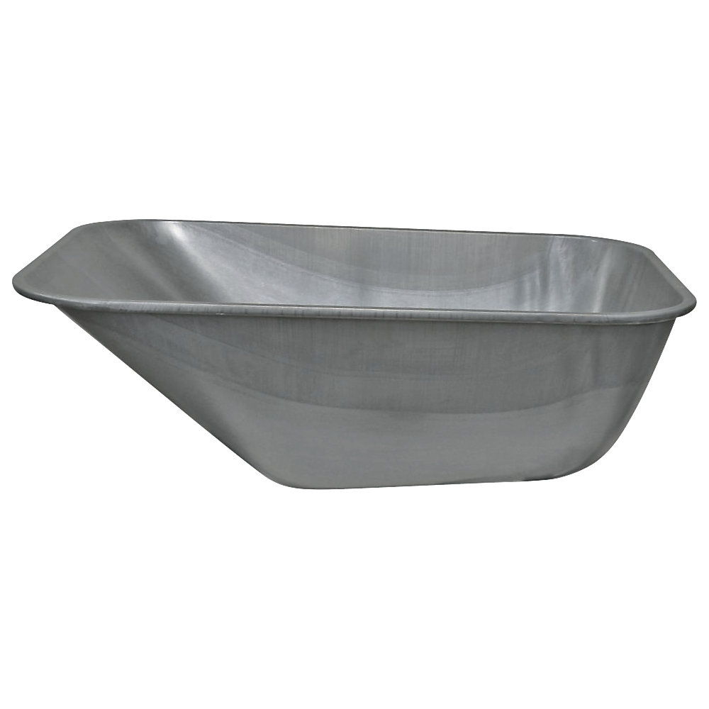 Reservebak voor kruiwagen, verzinkt, 140 liter, l x b 1000 x 750 mm