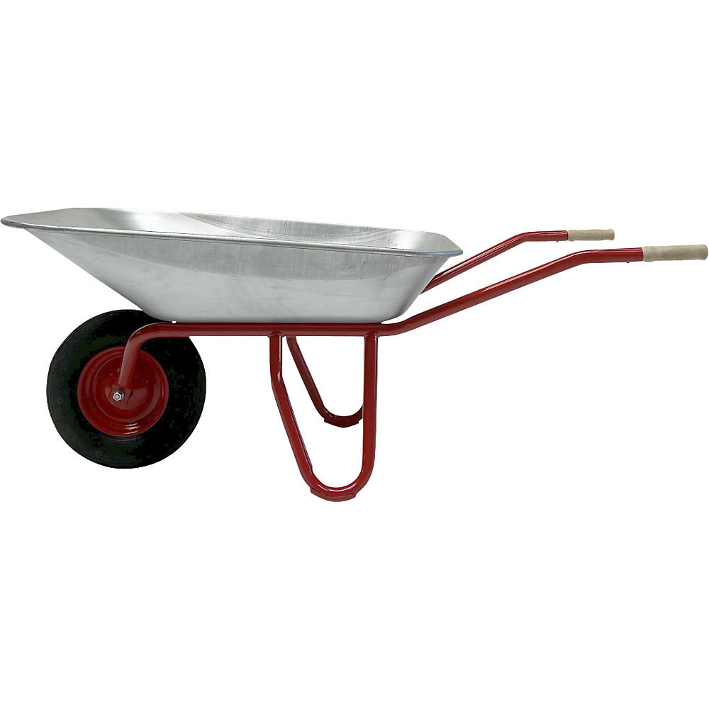 Compacte kruiwagen PROFI, met stalen bak, 95 l, l x b 1450 x 570 mm