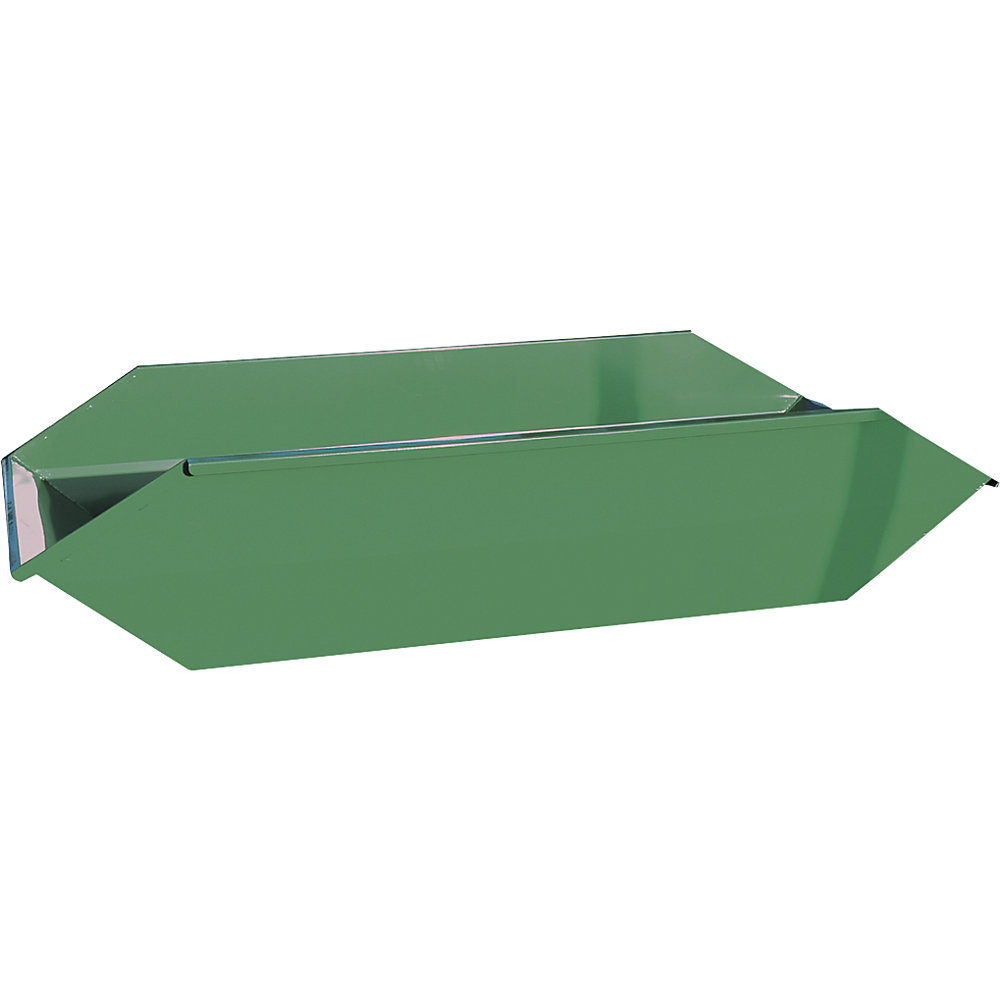 Vervangbak voor Universele kruiwagen TYPE SKS, gepoedercoat, 450 liter, l x b 1620 x 785 mm