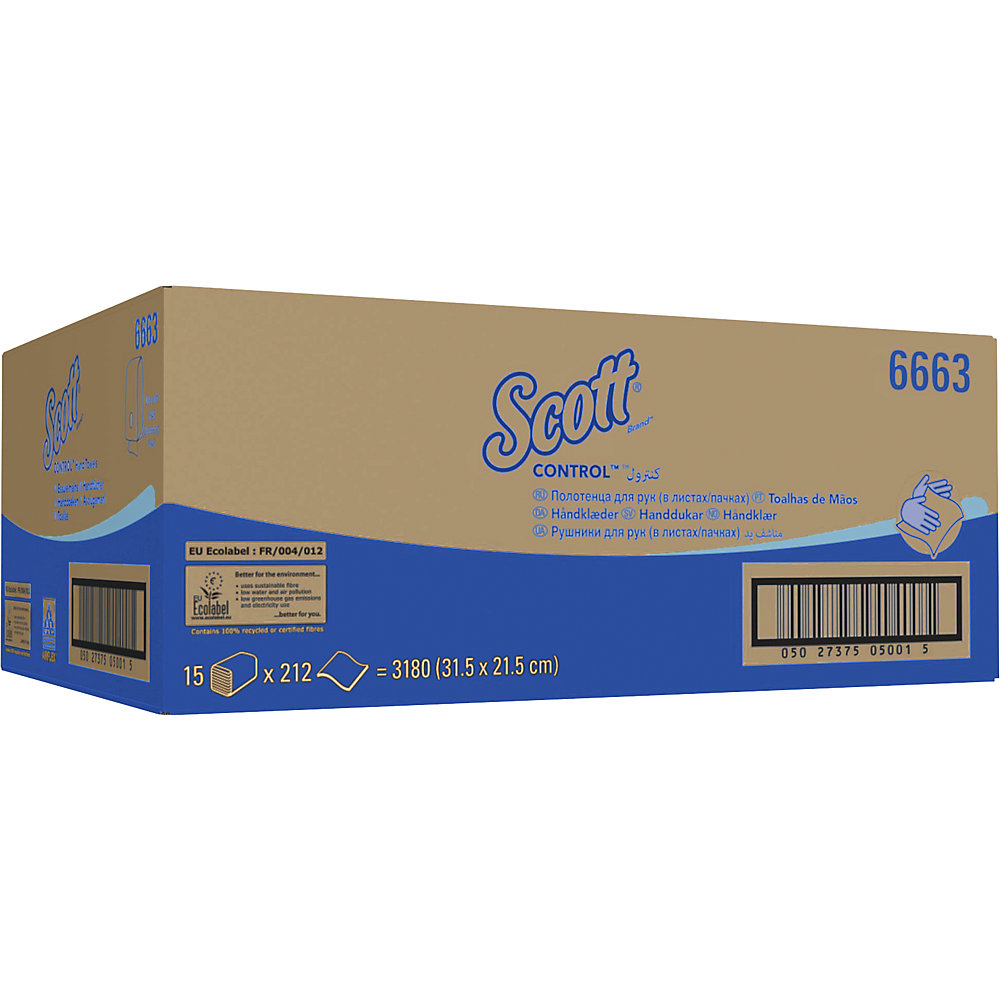 Image of Scott Control asciugamani di carta piegati Kimberly-Clark043