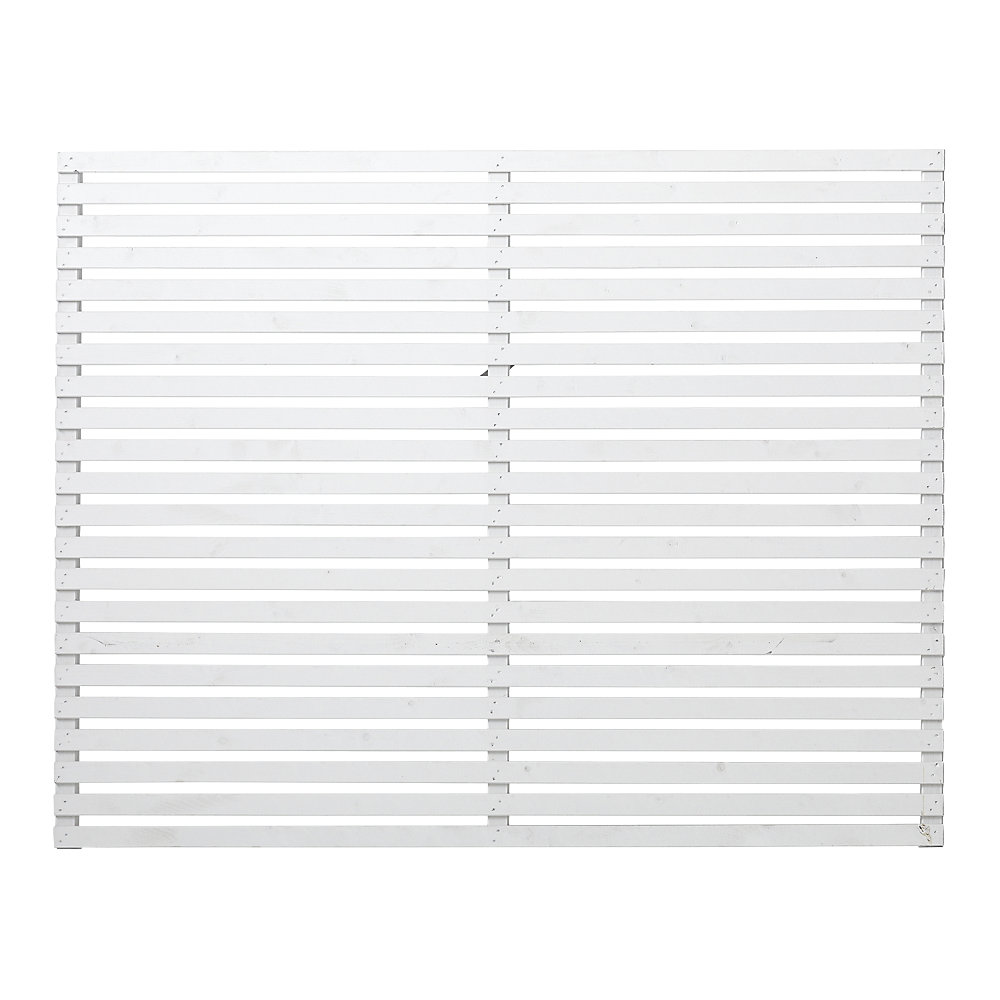 Kaiserkraft Tokyo Fence Wood White 180x140 cm