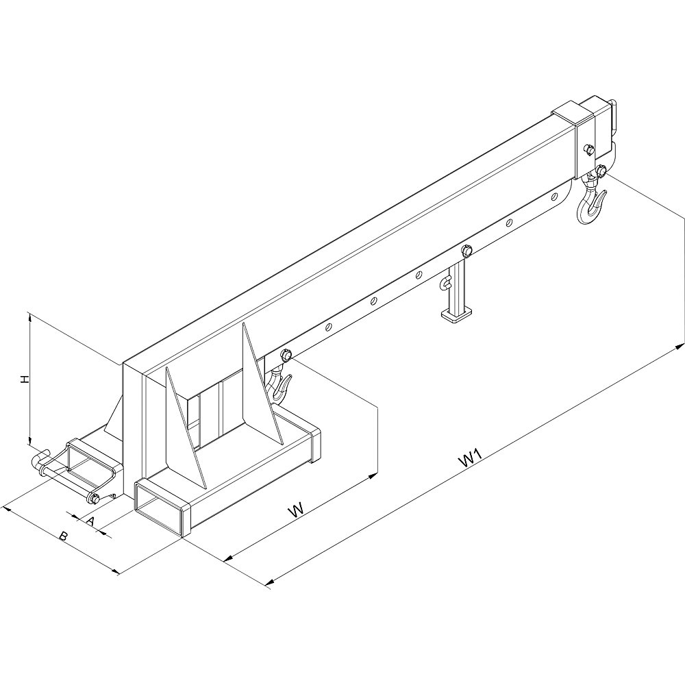 Eichinger Telescopic Crane Arm Gentian Blue 2