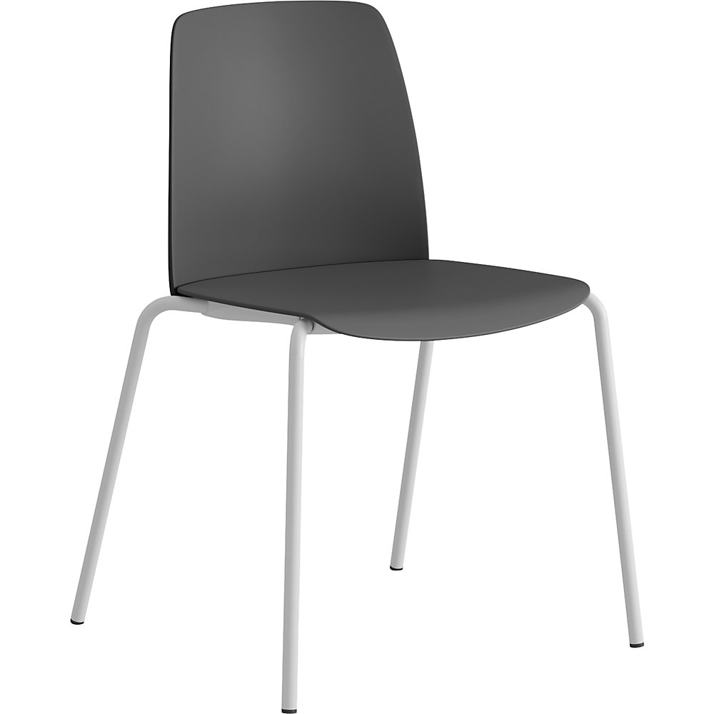 Kaiserkraft Helmer Multipurpose Chair Dark Grey/White