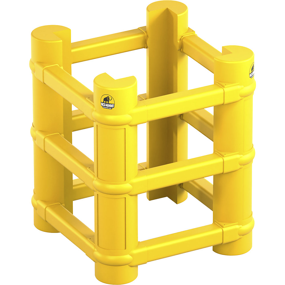 Säulenschutz Universal, verkehrsgelb, Länge 200 - 700 mm Ampere Rack Mammut 2