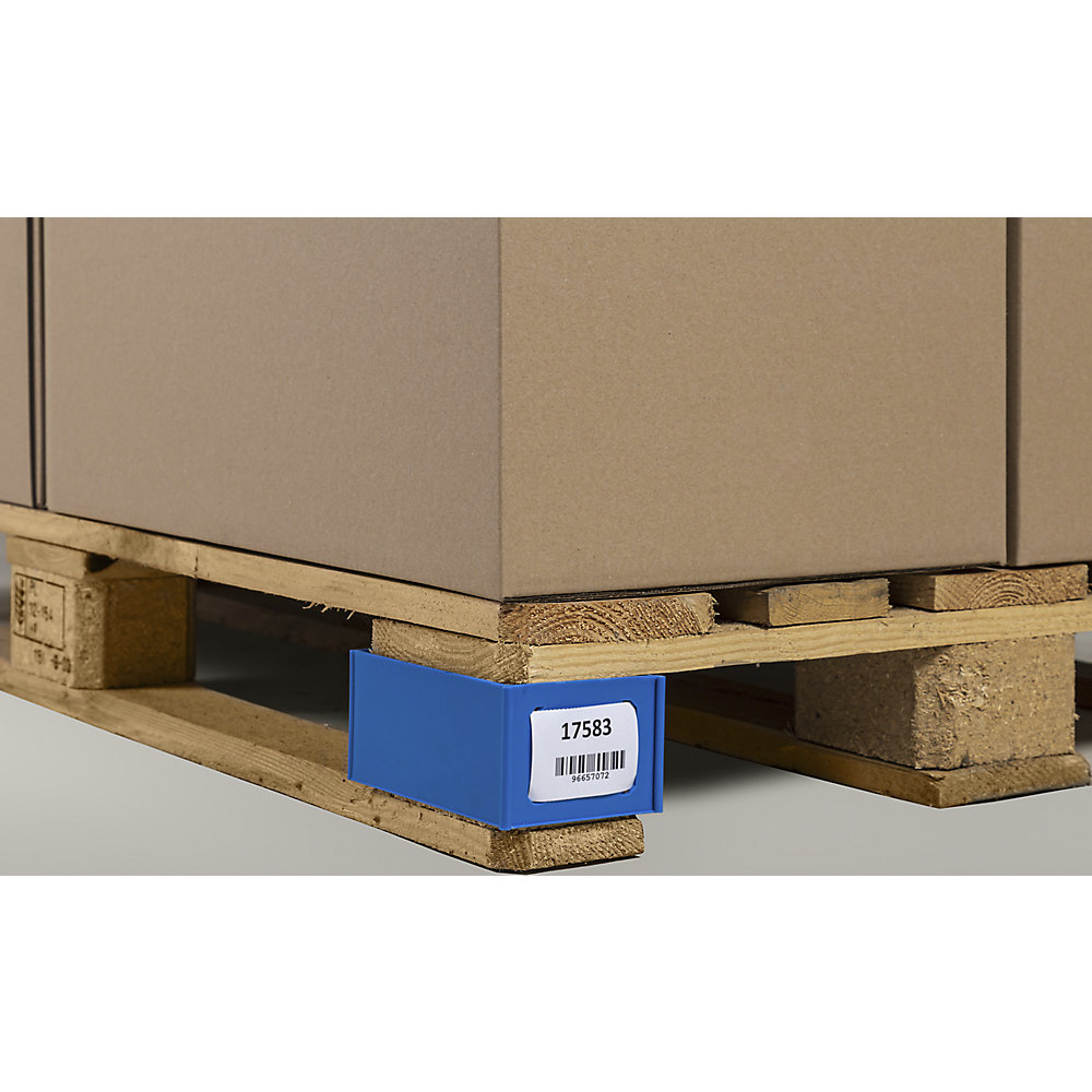 kaiserkraft Palettenspange, für Europaletten, VE 25 Stk, blau, ab 5 VE 2