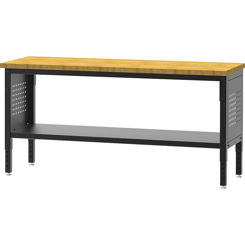Kaiserkraft BLACKLINE Workbench Black 1829x610mm