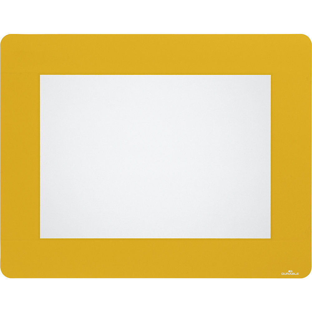 Durable 180804 Durable 180804 Fenêtre de marquage au sol A4, amovible jaune 10 pc(s) (L x l x H) 314 x 401 x 314 mm jaune 10 pc(s) (L x l x H) 314 x 401 x 314