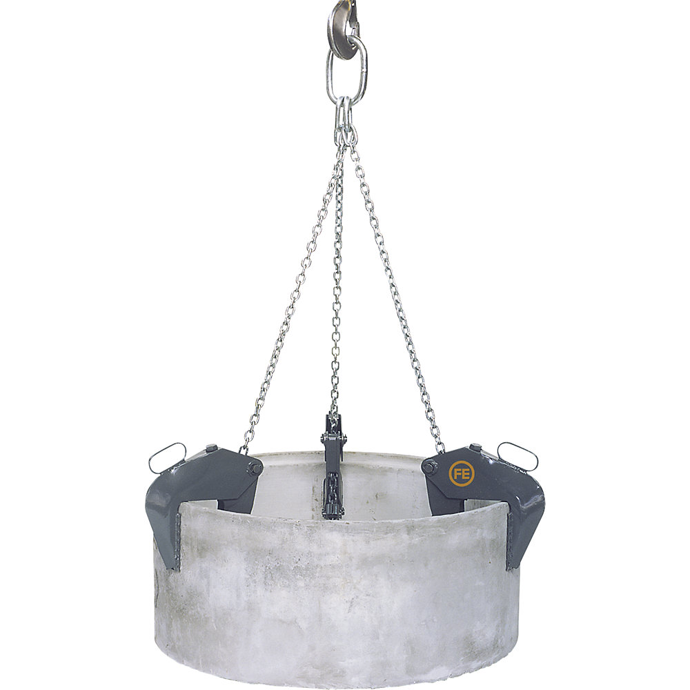 Rohrgehänge, Greifbereich 10 - 180 mm, Tragfähikeit 3000 kg, mit 1,80 m Kette Eichinger