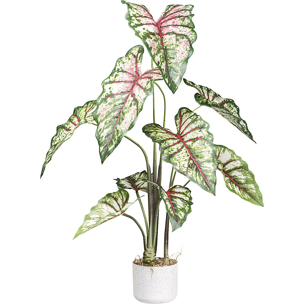 kaiserkraft Künstliche Pflanze Syngonium, Melamintopf, Höhe 1000 mm