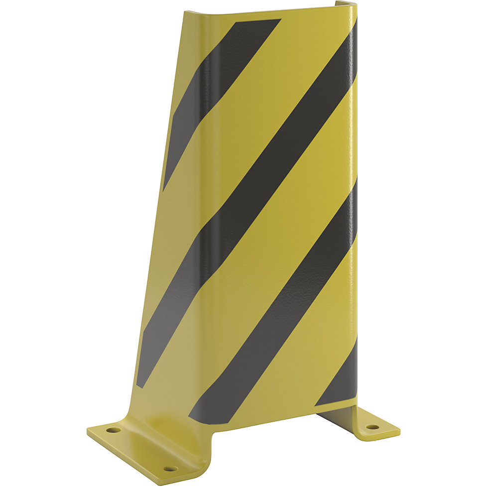 Anfahrschutz, Stahl, U-Form, Wandstärke 5 mm, Höhe 400 mm, Innenbreite 155 mm eurokraft pro