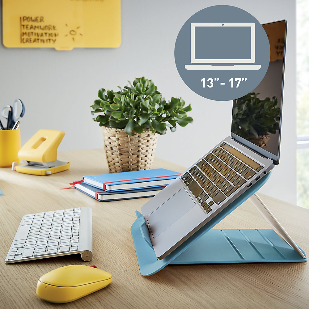 Leitz Ergo Cosy Laptopstativ – Ergonomisk Design (Ltz64260061, Havblått, 1 Eske) Havblått 2