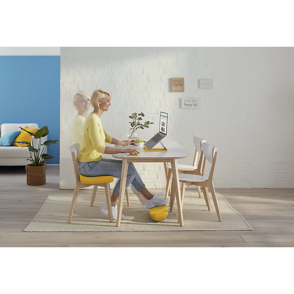 Leitz Ergo Cosy Fotstøtte – Ergonomisk Design, Komfort (Ltz53710061, Blå, 1 Eske) Blå 2