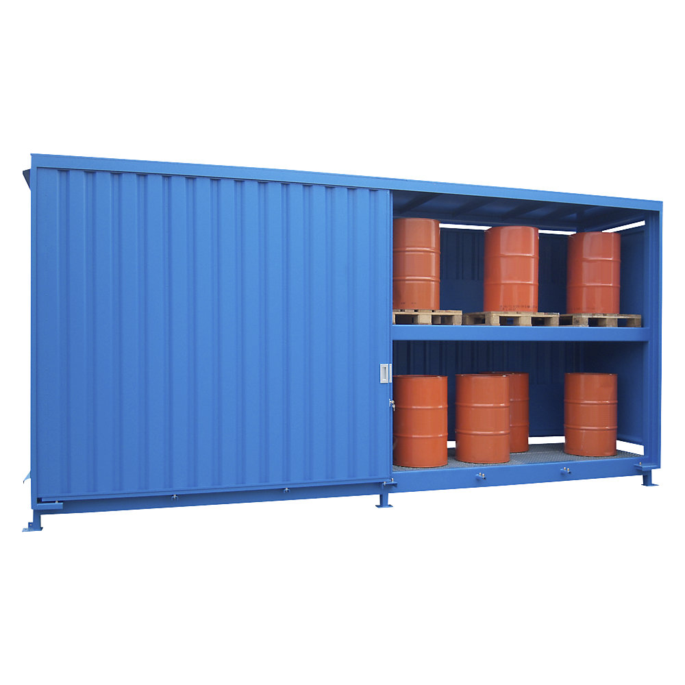 Container a scaffali per il magazzinaggio passivo di sostanze pericolose LaCont