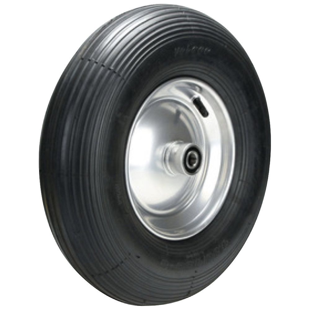 Ruota con camera d'aria, cerchione in lamiera d'acciaio - kaiserkraft