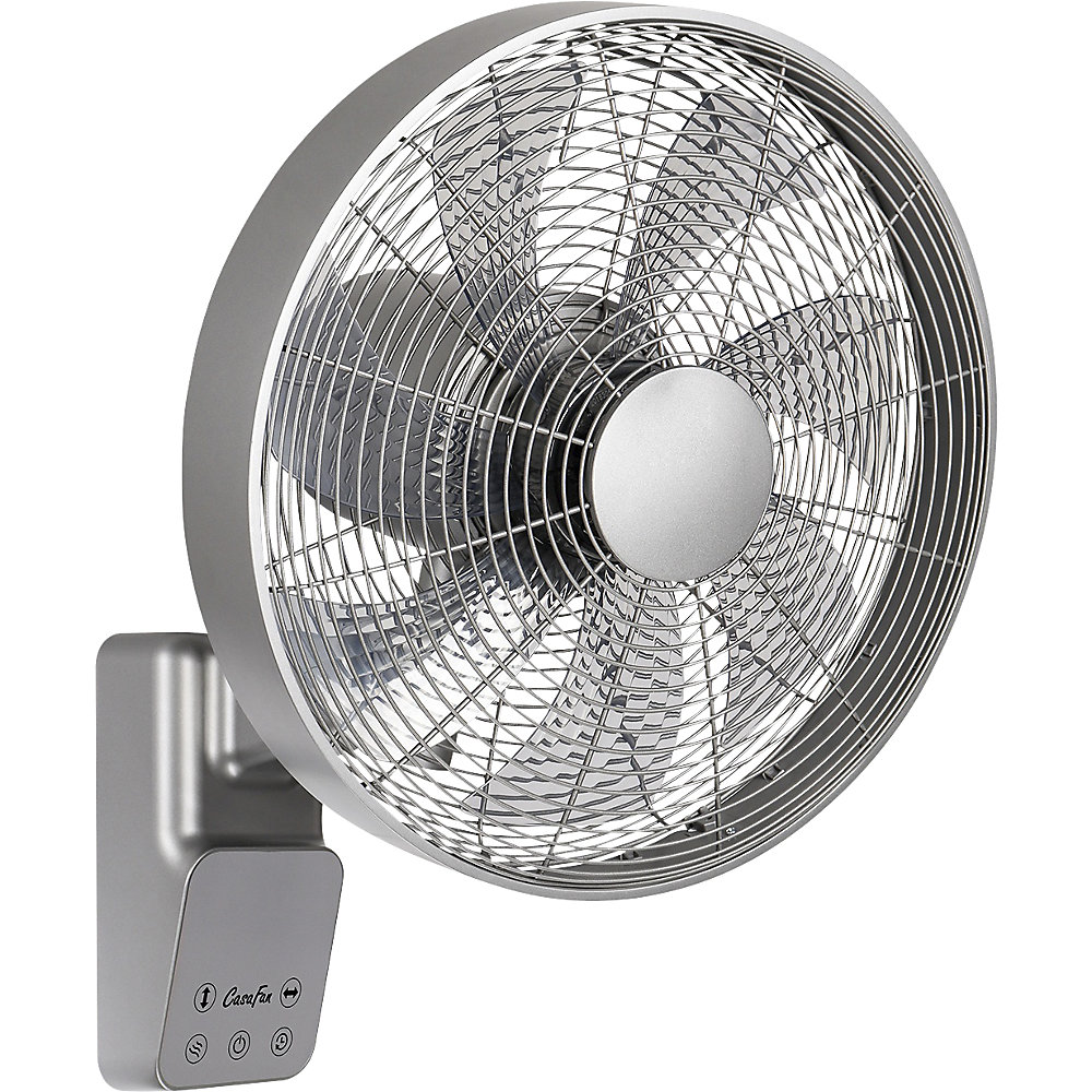kaiserkraft Wandventilator AIROS ECO DESIGN WALL, HxBxT 540 x 404 x 350 mm, silber 2