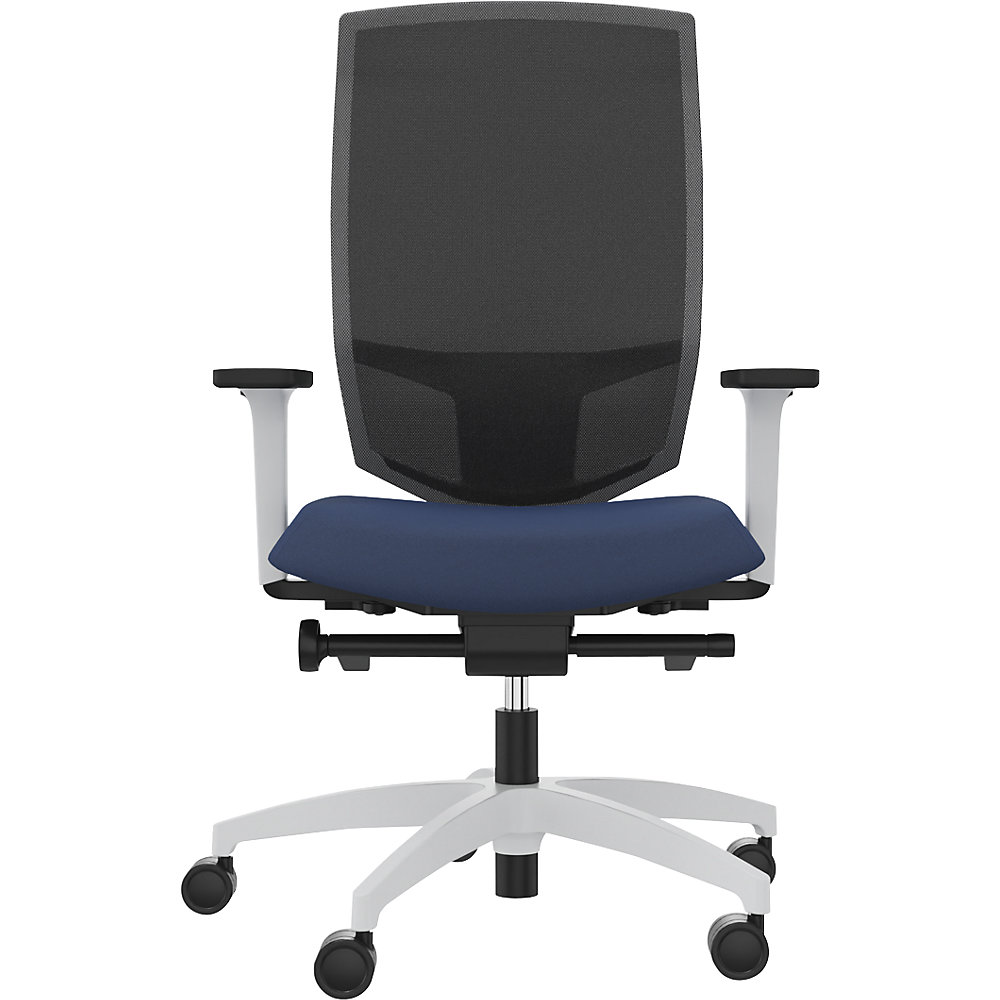 Dauphin JUST EVO MESH Office Chair White/Nightblue 2