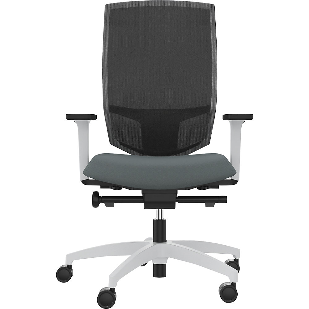Dauphin JUST EVO MESH Office Chair White/Grey 2