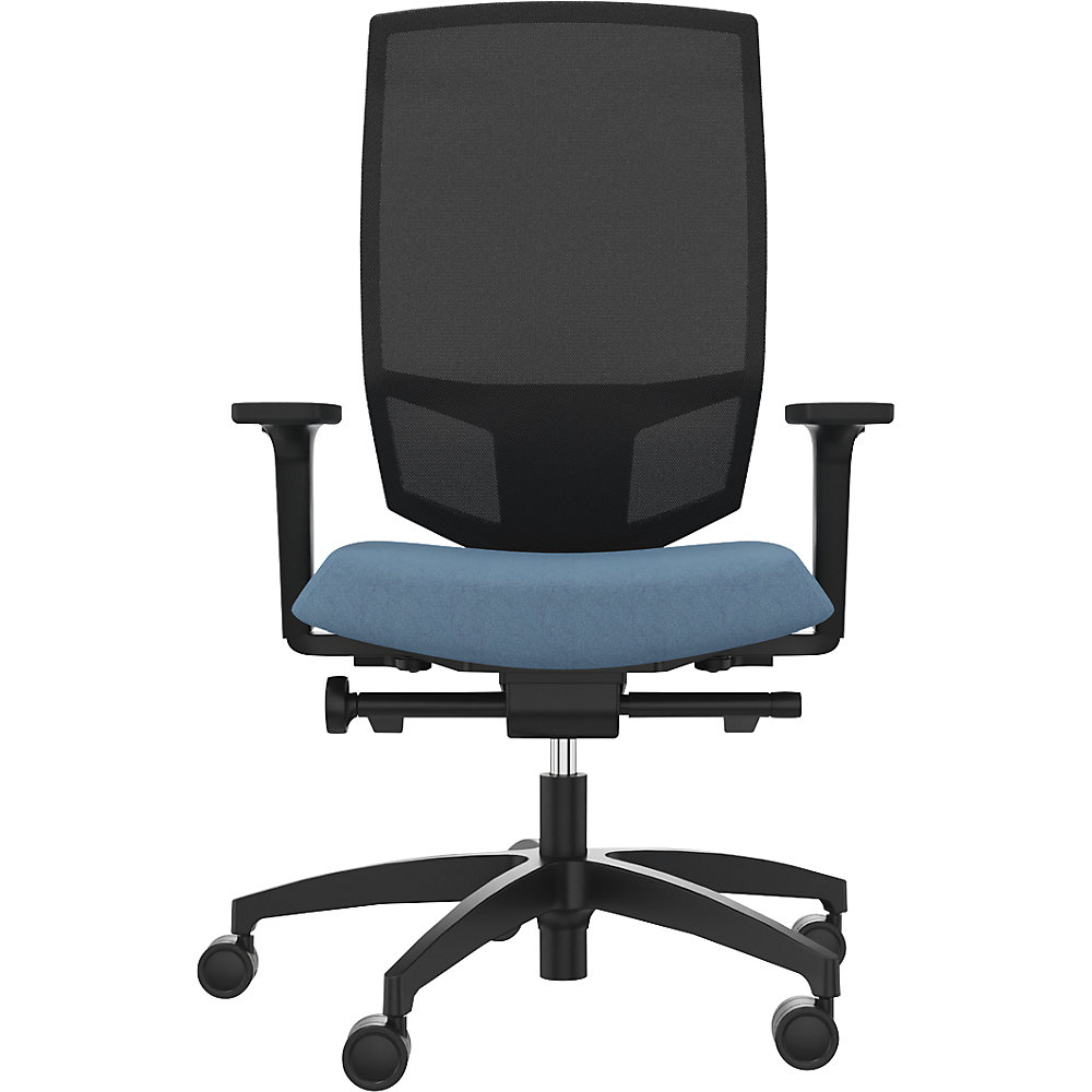 Just JUST EVO MESH Office Chair Black/Aqua 2
