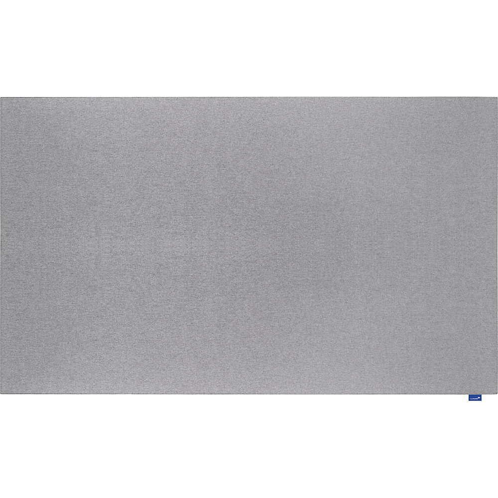 Pinnwand Akustik WALL-UP, Filz, BxH 2000 x 1195 mm, grau Legamaster
