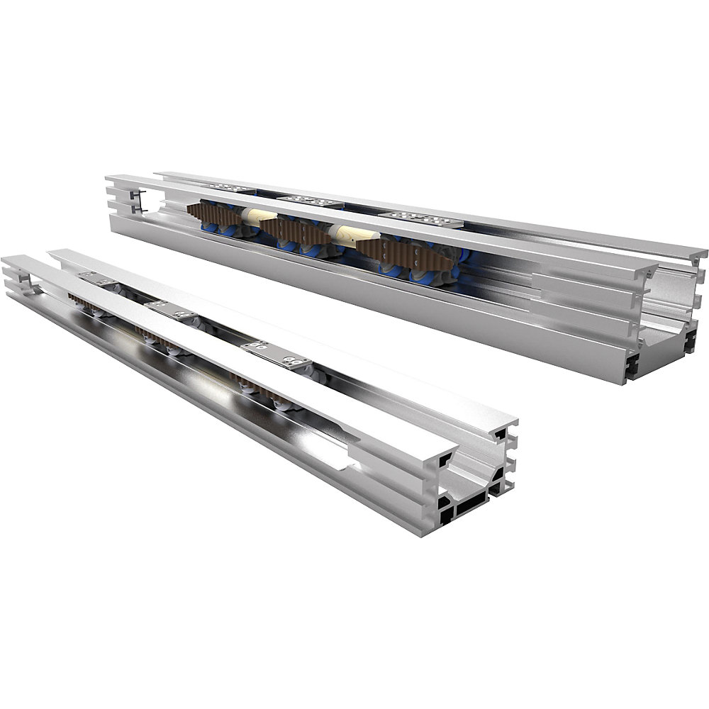 QuickMOVE Overhead Conveyor Straight Segment Silver 100 cm 2
