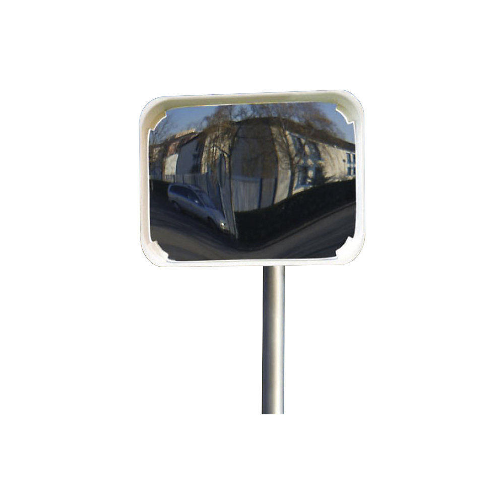 P.A.S. Vialux Industrial Mirror Rectangular White 60x40cm 2