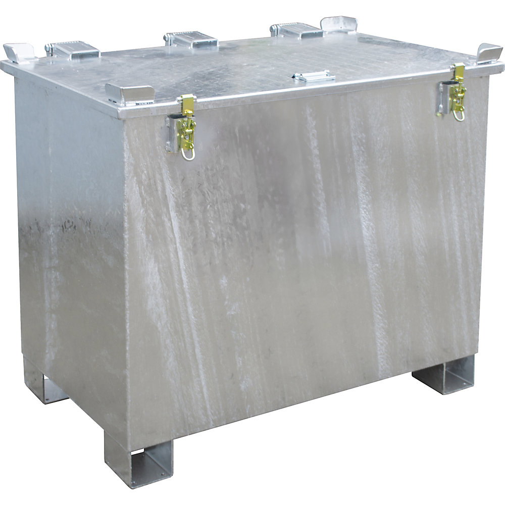 eurokraft pro Battery Storage Container for Lithium-Ion Batteries 340L Galvanized Steel 2