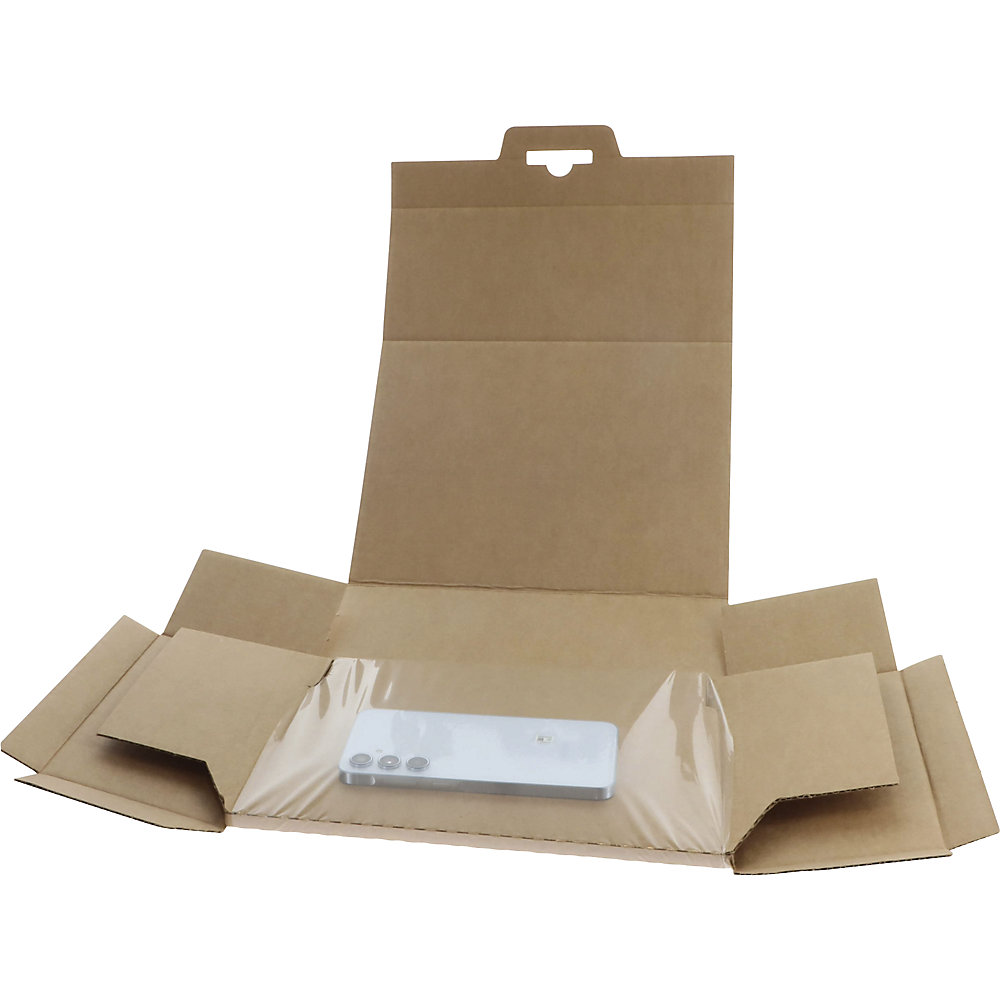 kaiserkraft Easysnap Fixing Packaging Transparent 19 x 12 x 3 cm