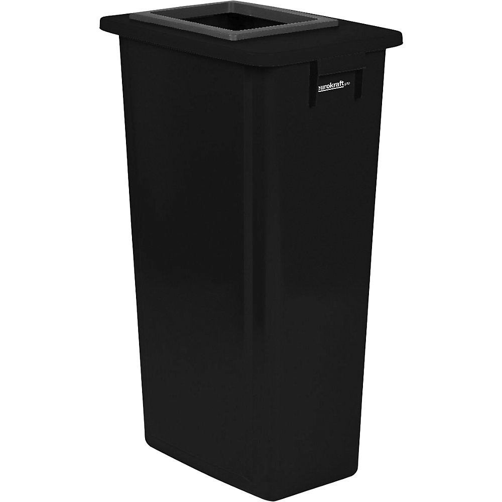 Eurokraft Pro Single Recycling Bin Black 80l 2