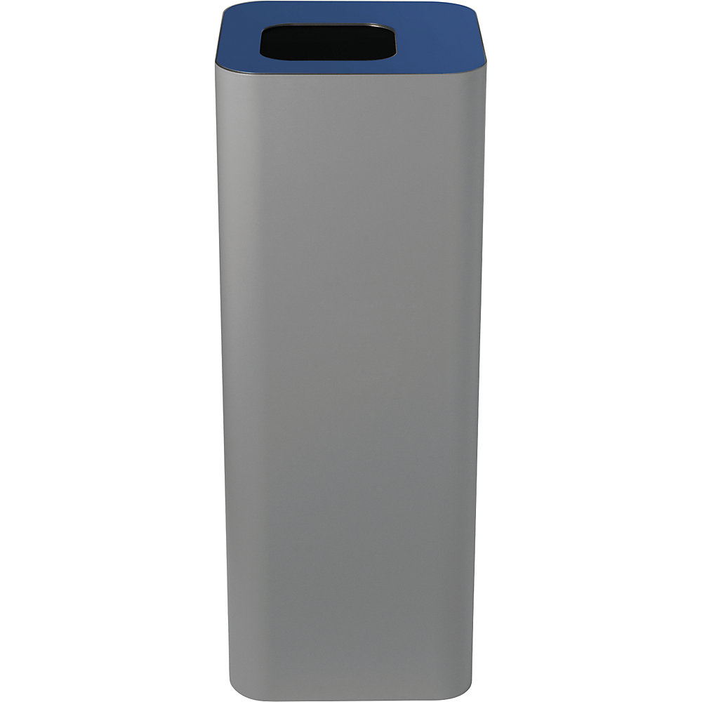 Kaiserkraft Pure Waste Bin Gray/Blue 60L