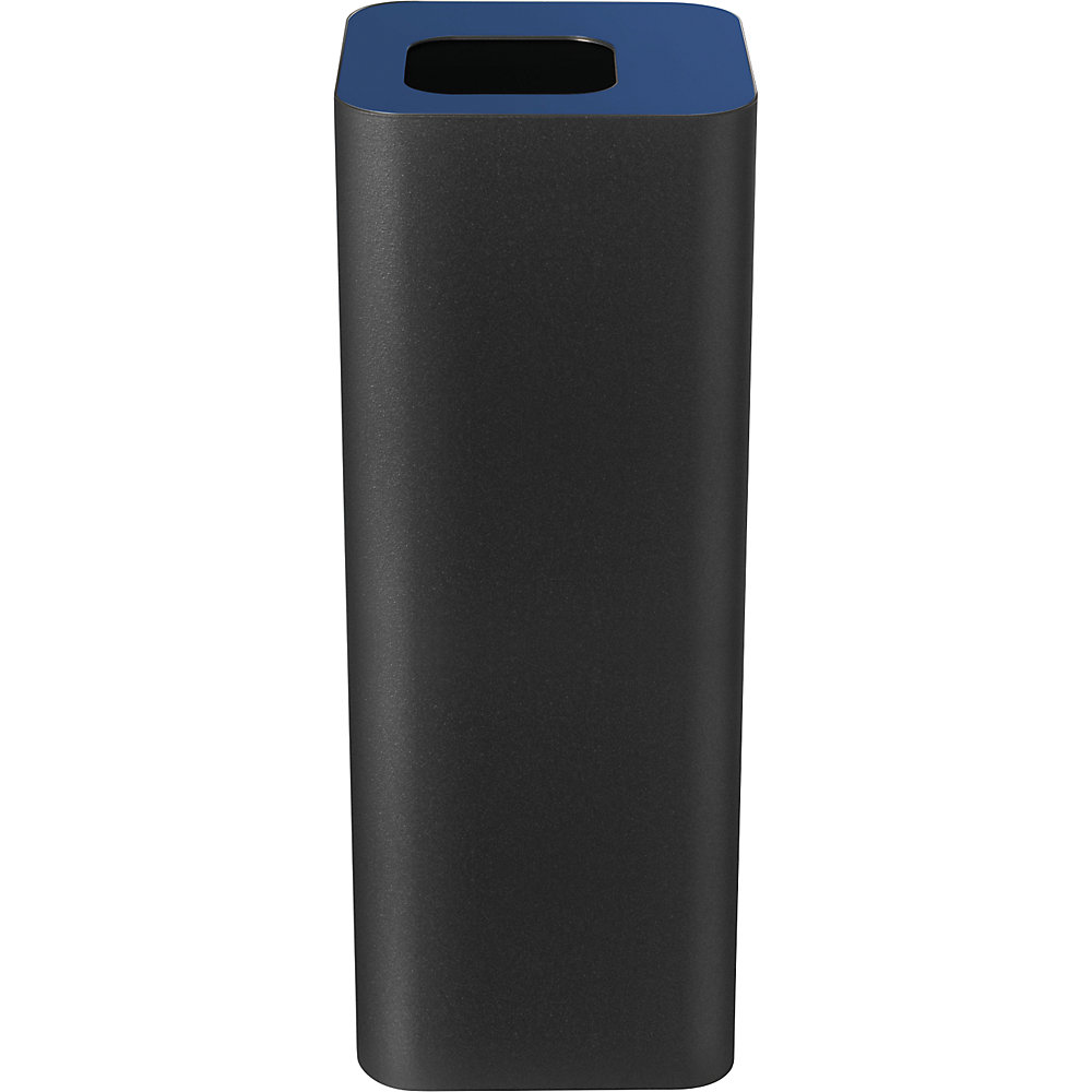Kaiserkraft Pure Waste Bin Black/Silver 60L